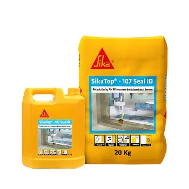 NEW Sika Top 107 Seal Waterproofing 20 Kg / Zak Set (A + B) - 1 SetPREMIUM