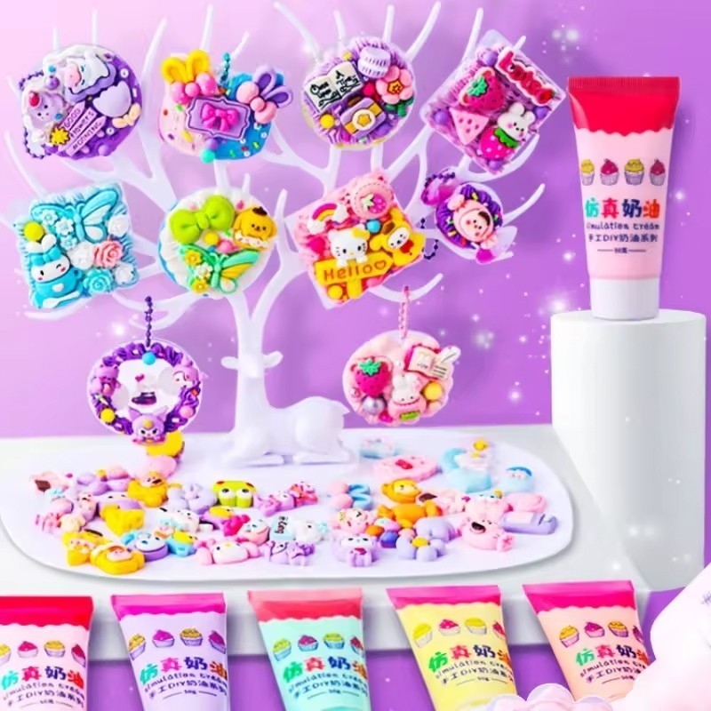 128/286/303Pcs Stiker Guka Mainan Hadiah Teka-teki Anak-anak Set Pernak-pernik DIY