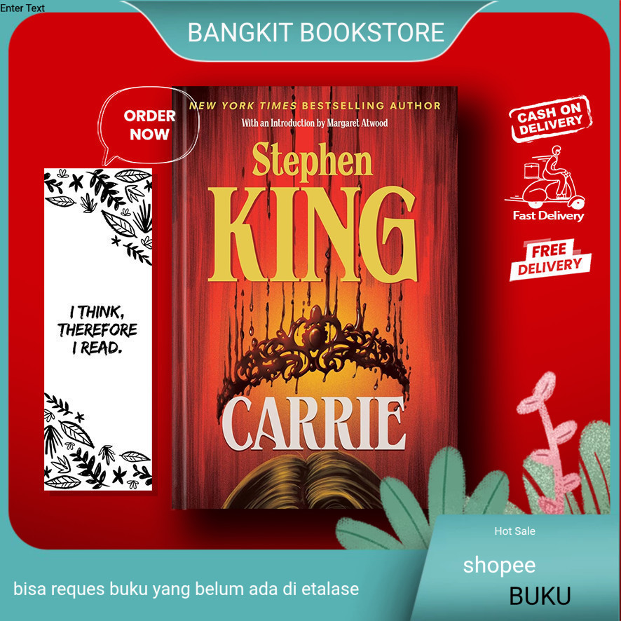 bukuCarrie by Stephen King (English)