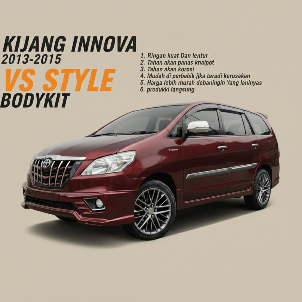 body kit kijang innova 2013 2014 2015 body kit innova vs style