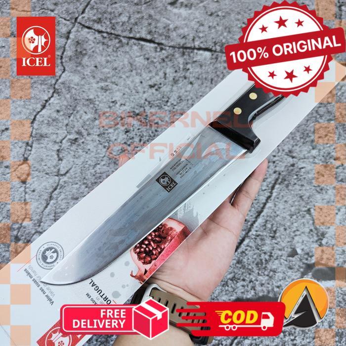 Pisau Butcher knife straight icel 20 cm original portugal 271.3181.20 - 18 cm -biker
