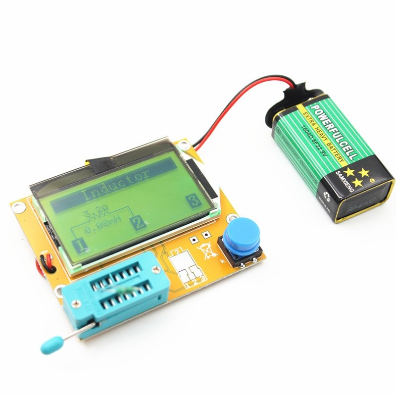ESR Meter LCR-T4 / Transistor Tester LCR T4 Digital RCD LED Mosfet Dioda Triode Elco PCB MOS / PNP