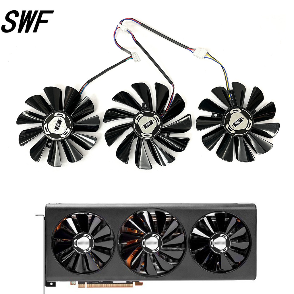New 95MM 85MM CF1010U12S CF9015H12S Video Card Cooling Fan For XFX Radeon RX 5700XT 5600XT Thicc III
