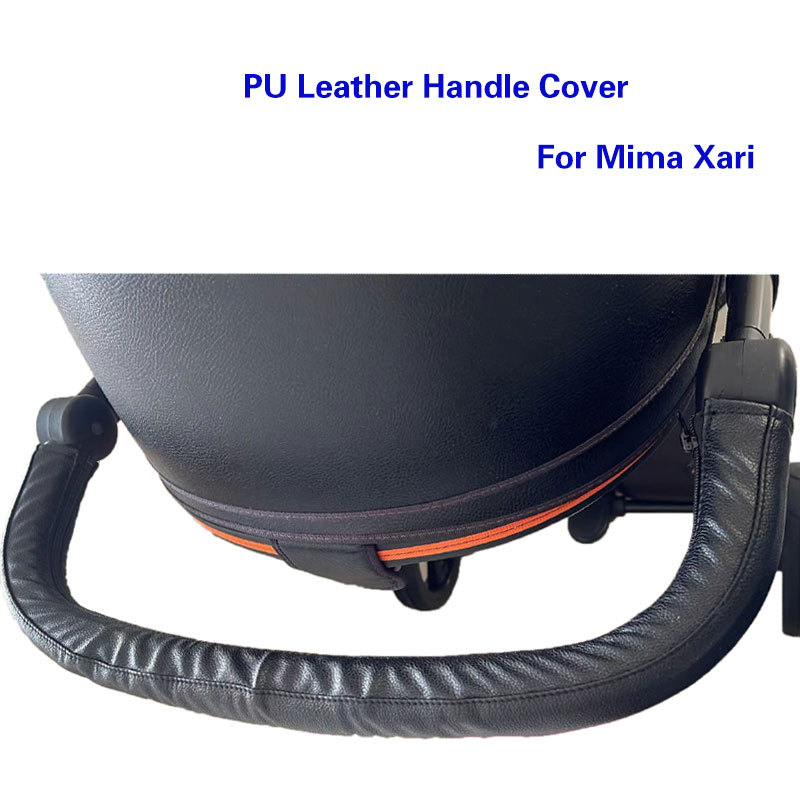 1PC Baby Stroller Leather Pu Handle Cover For Mima Xari Stroller Pram Bumper Protective Armrest Cove