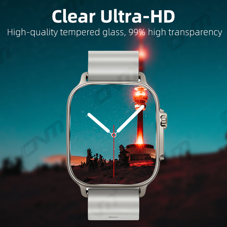 9H Tempered Glass for Realme Watch 5, Premium Screen Protector Durable HD Anti-scratch Film for Real