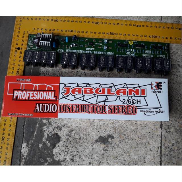 Kit audio distributor rakitan sound system audio elektronik 368