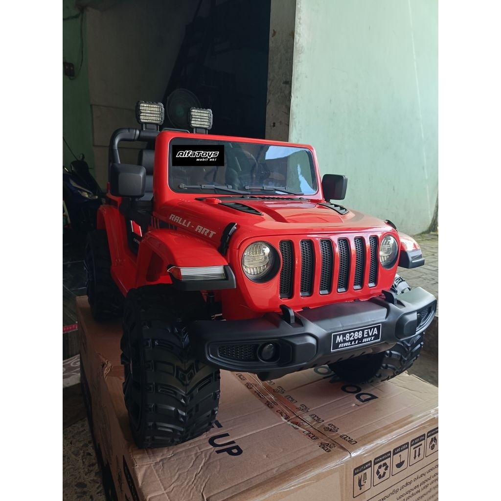 Termurah MOBIL AKI JEEP RUBICON M-8288 EVA M-8288 DUAL OFF ROAD RODA KARET M8288
