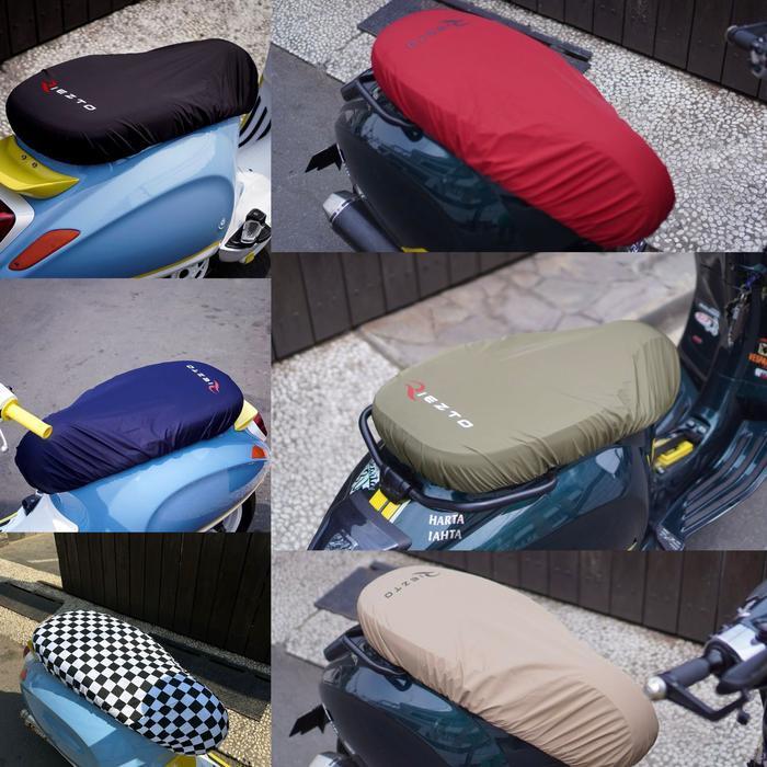 RAJA MODIF | Sarung Jok Waterproof Cover Seat RIEZTO Vespa Sprint Prima GTS S LX - GREEN