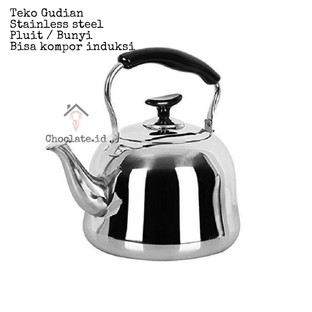 Teko Stainless Steel Gudian pemanas air / Kettle / Ketel