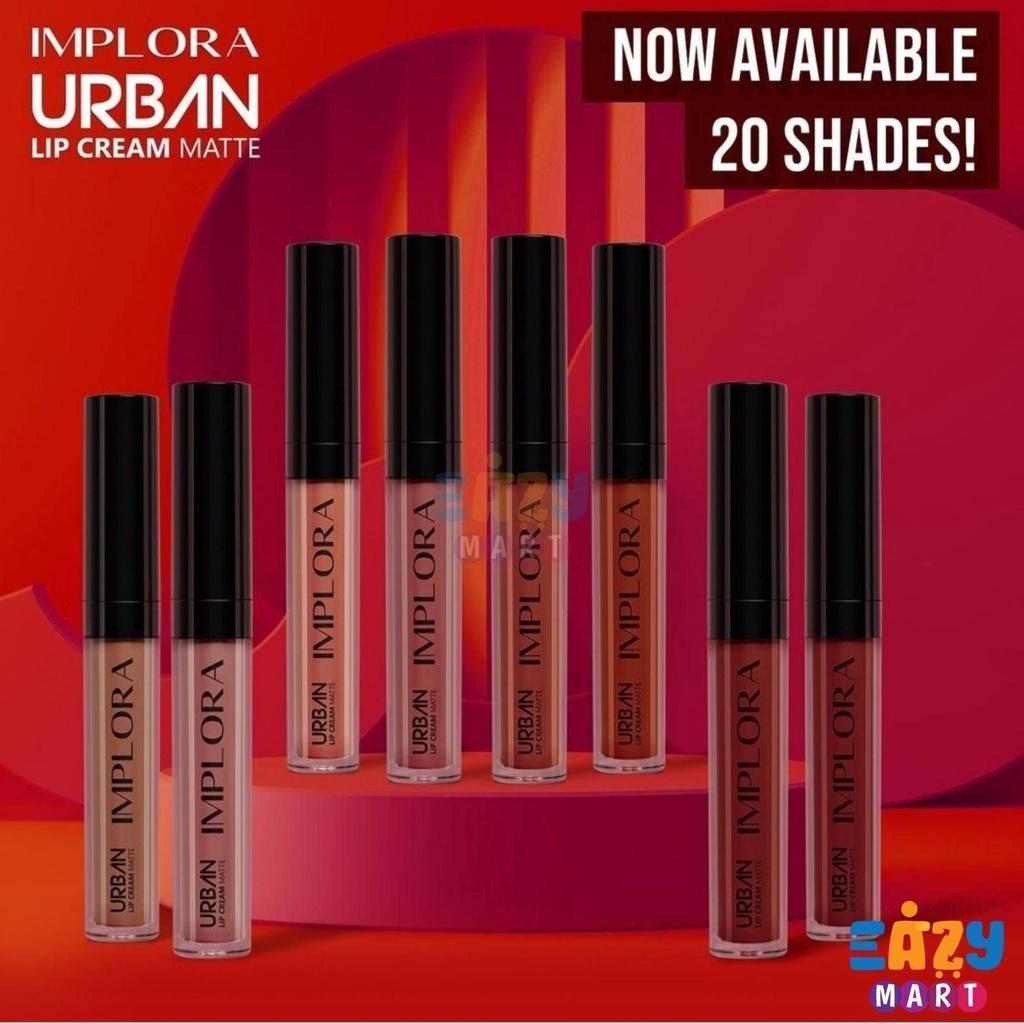 IMPLORA Urban Lip Cream Matte Velvet | lipcream Lipstick Lipstik Lip Matte