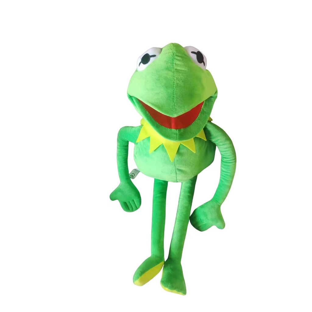 Boneka Tangan Kartun Pria Katak Hijau Kermit Baru