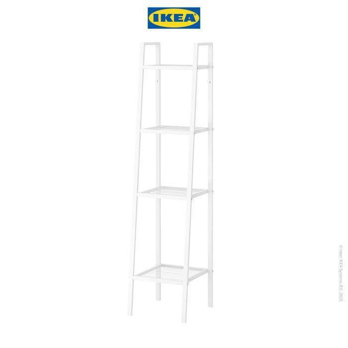 IKEA LERBERG Rak Serbaguna Minimalis Bahan Baja 35x148 cm - Putih