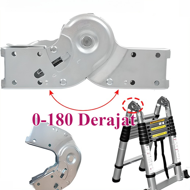Engsel Lipat Tangga Universal Engsel Tangga Aluminium Sambungan Tangga Lipat Engsel