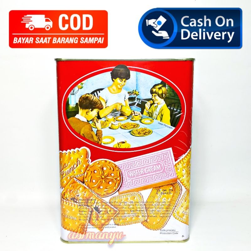 Biskuit Khong Guan Kaleng Besar Aneka Rasa 1600g