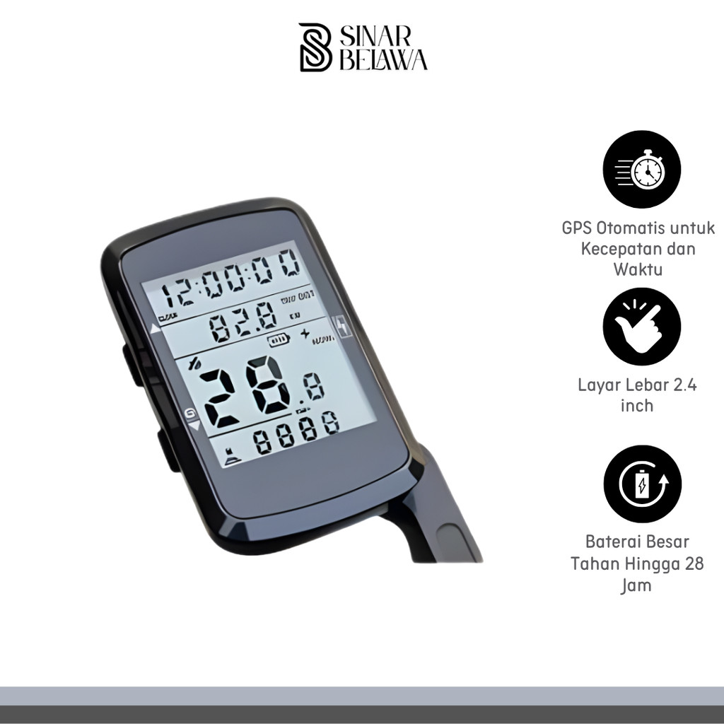 Speedometer Sepeda Wireless Bicycle GPS Bike Rechargeable