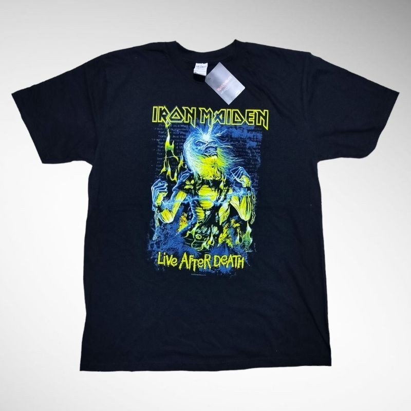(COD) Tshirt Iron Maiden - Live After Death Katun Gildan