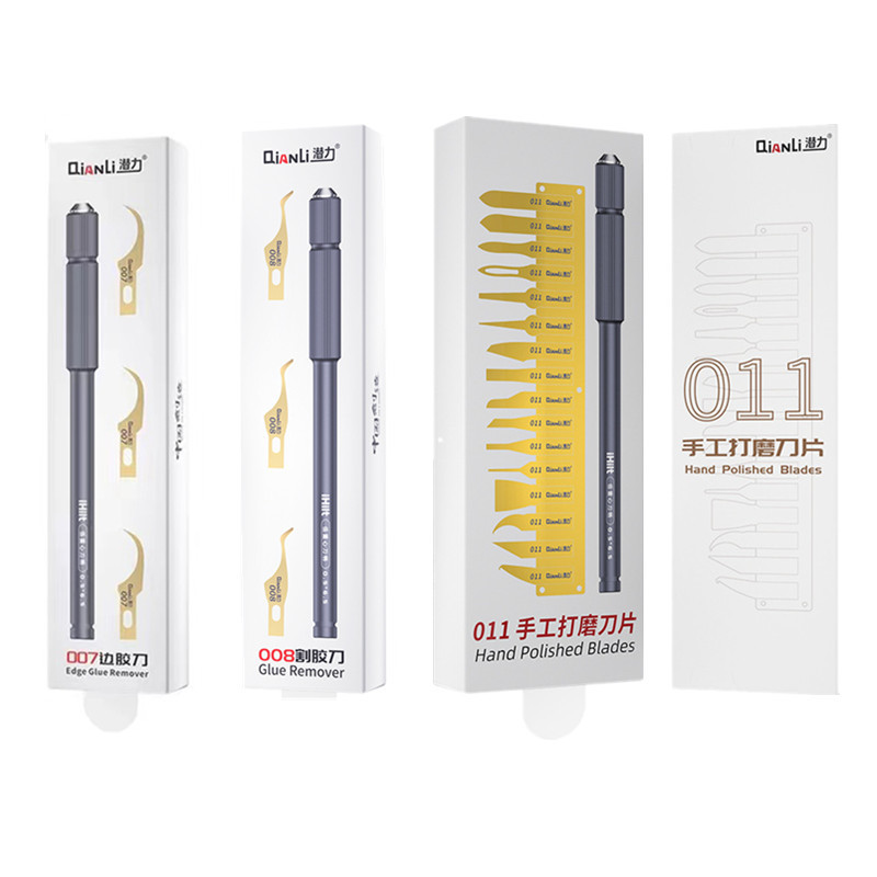 QIANLI 007 008 009 011 012 CPU IC Glue Removal Knife Handle for Mobile Phone Repair Motherboard NAND