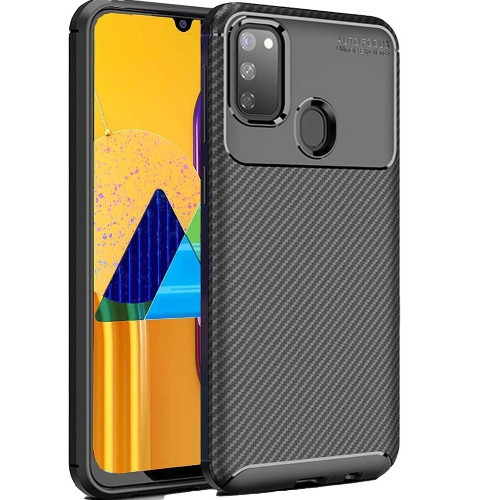 CASE SAMSUNG M30S / M21 / M21 2021 CASE SLIM AUTOFOCUS CARBON ARMOR ANTI SHOCKPROOF - AUTOFOCUS NEW
