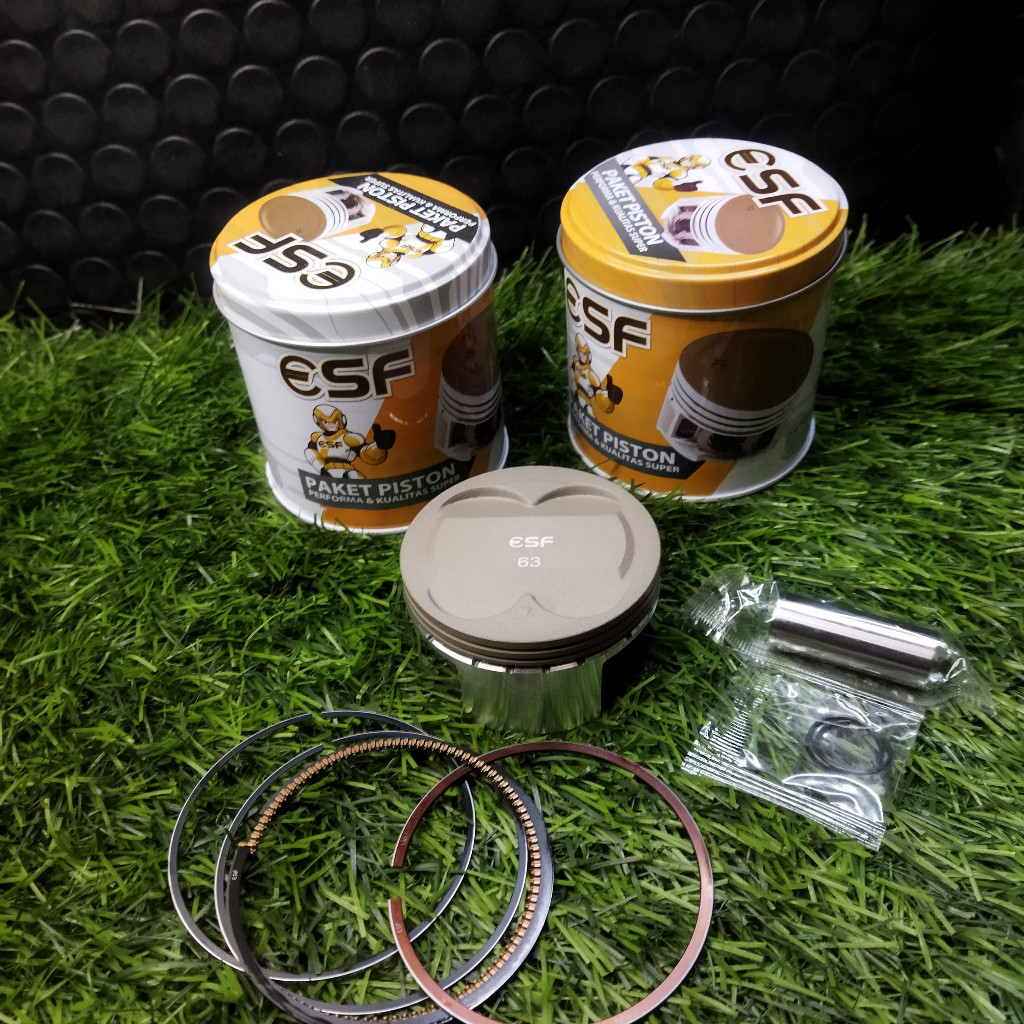 SEHER PISTON SET VIXION 3C1 BORE UP 62MM 63MM RACING TEVLON ESF/PISTON VIXION BORE UP 62/63MM ESF