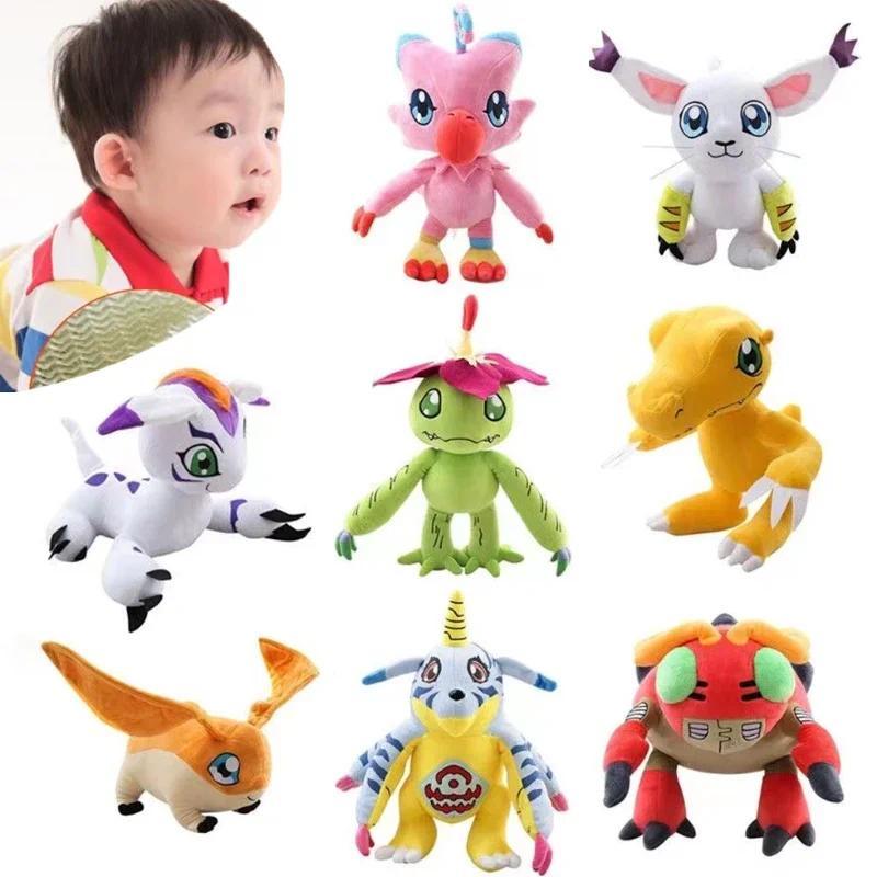 Digimon Adventure Plush Toys Patamon Agumon Plushie Figure Tailmon Gomamon Piyomon Gabumon Tentomon 