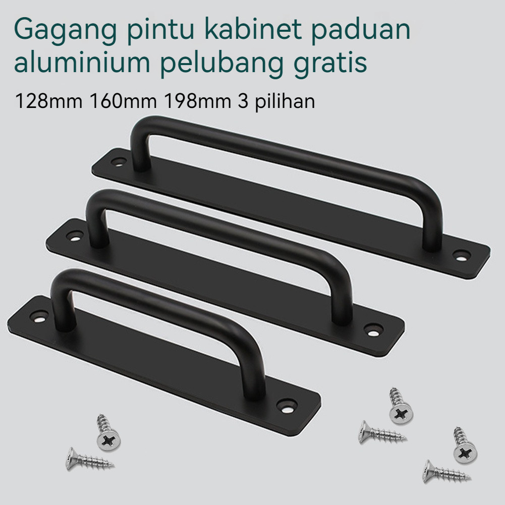 Handel Pintu Geser Minimalis Bahan Aluminium Pegangan Pintu Tarikan Modern untuk Rumah