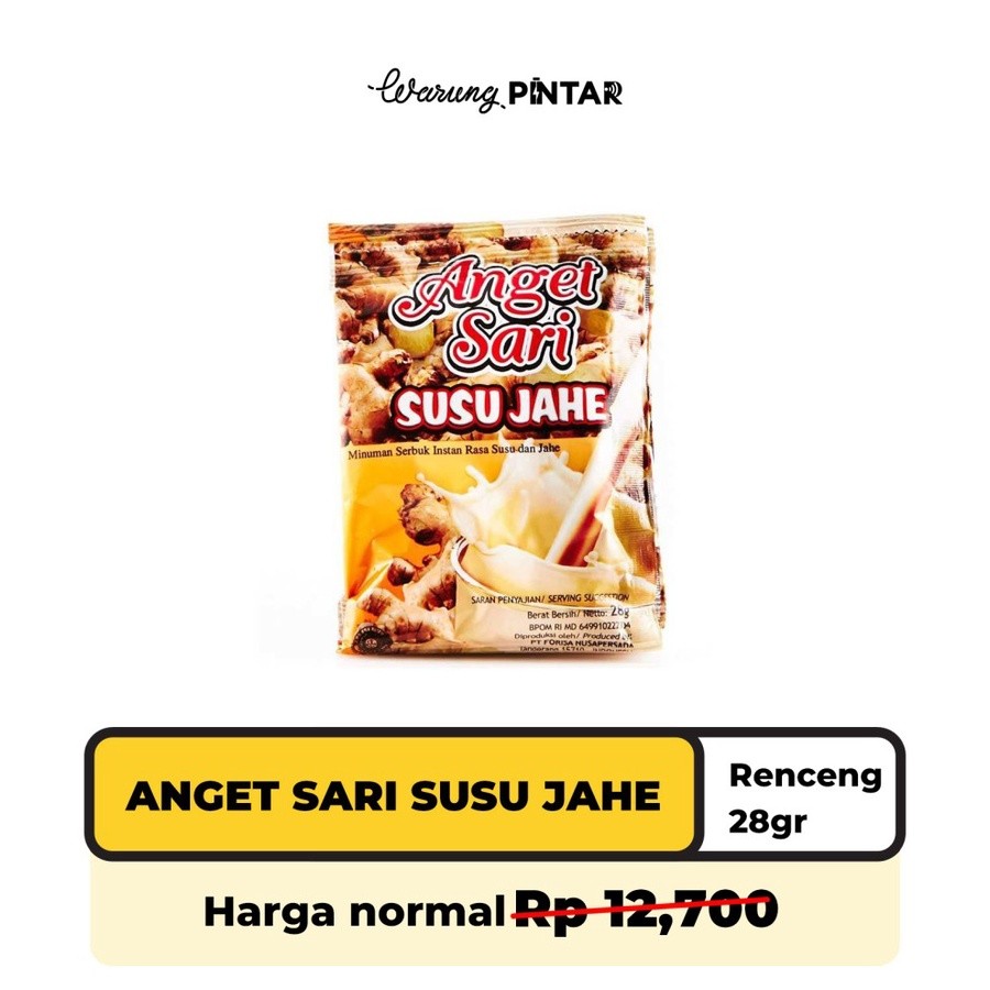 Anget Sari Susu Jahe Sachet 28 gr