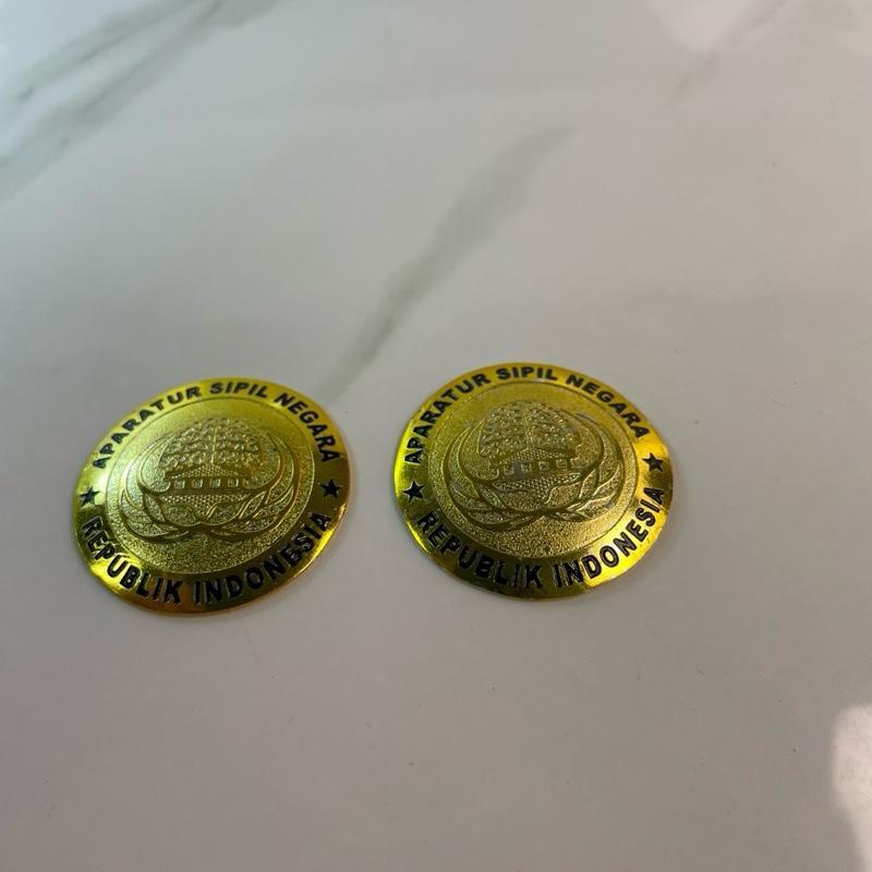 pin korpri ASN bulat pin korpri ASN dada