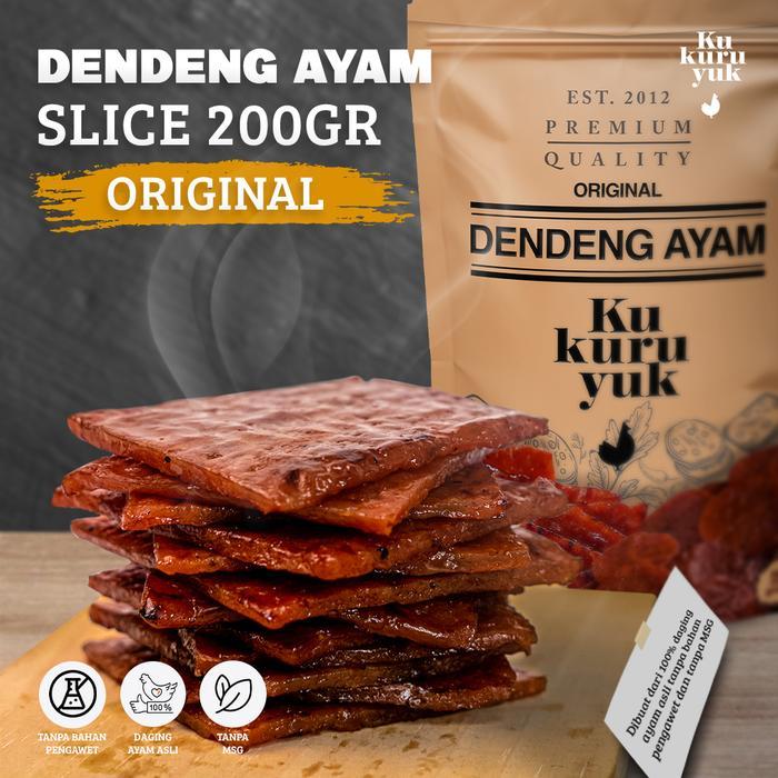 [PREMIUM] Dendeng Kukuruyuk - Dendeng Ayam Kotak 200 gram | Dendeng Ayam Kukuruyuk Kotak |Dendeng Ay