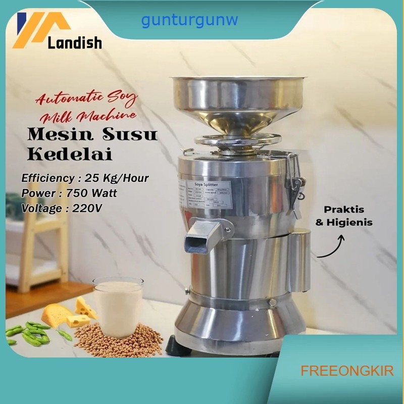 Motor TembagaMesin Susu Kedelai Commercial Tofu Processing Machinery/Soy Milk Pulp Residue Separatio