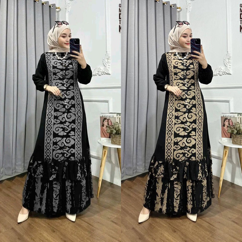 gamis twill ori pekalongan