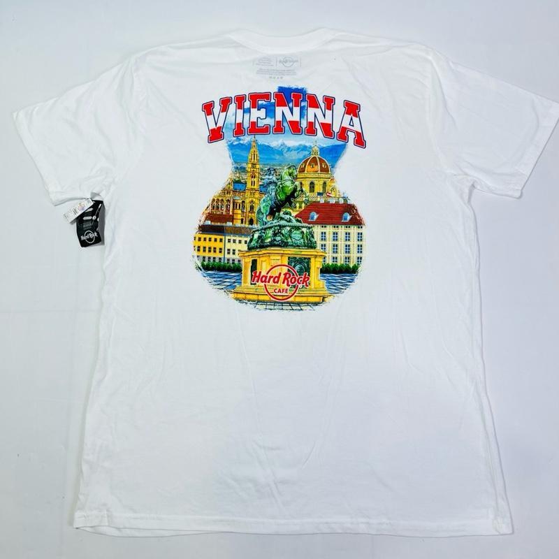 Hard Rock Cafe Vienna Wien Austria Men V20 City Tee T Shirt Tshirt Baju Kaos Pria Merchandise Origin