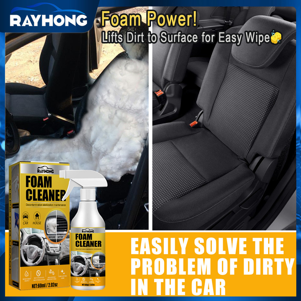 Multifunctional Foam Cleaner Car Interior Stain Removal and Cleaning Leather Seat Foam Cleaner Spray