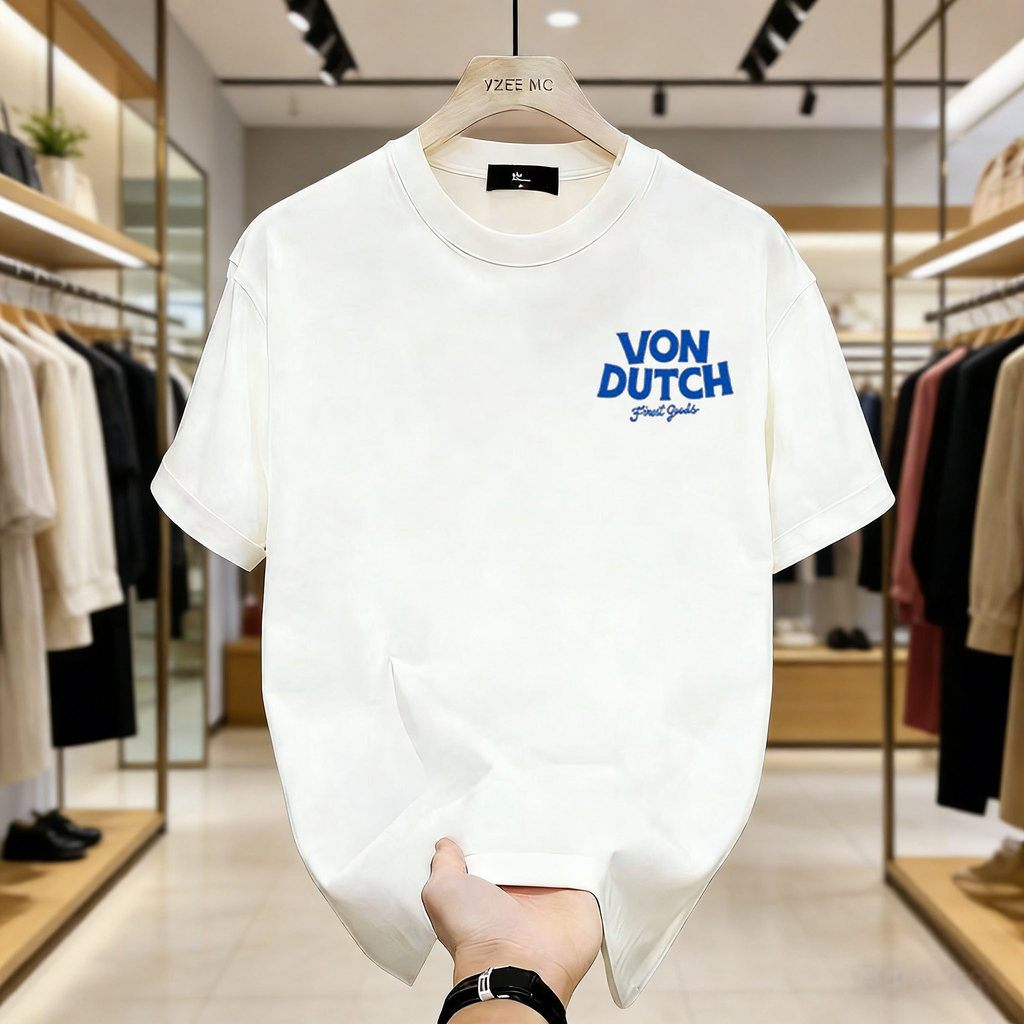 2026 Kaos Von Dutch 1592 Putih Pengiriman Cepat