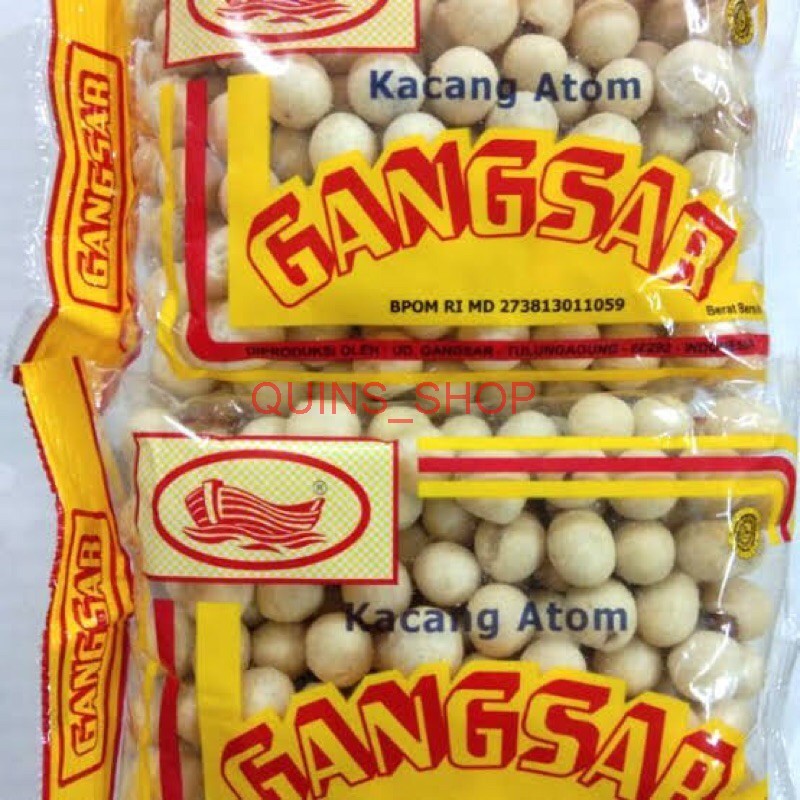 Kacang Atom Gangsar 140gram / Kacang Gangsar / kacang sanghai quins_shop