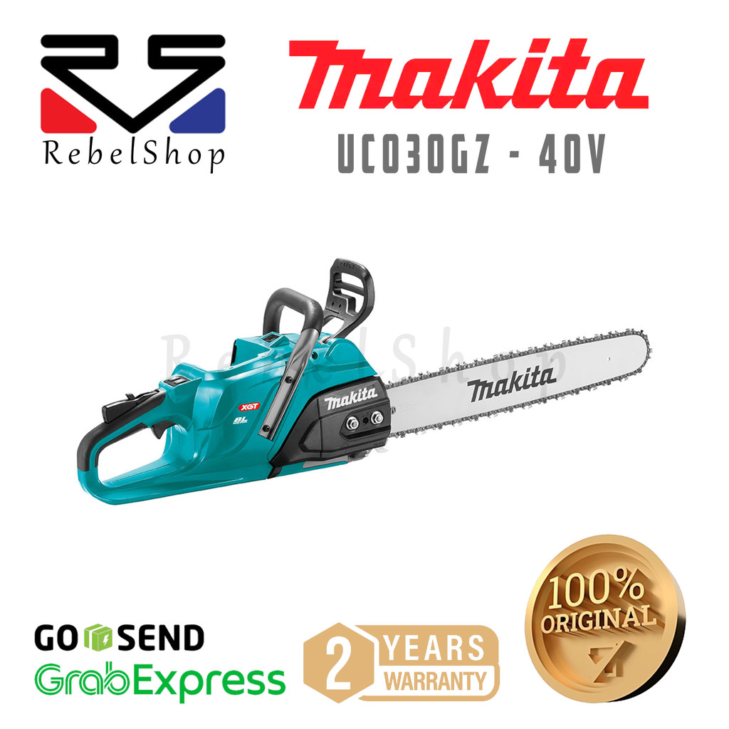 Promo Makita Cordless Baterai Chainsaw Chain Saw Mesin Gergaji Rantai Kayu 20" 20 Inch 40V + Unit