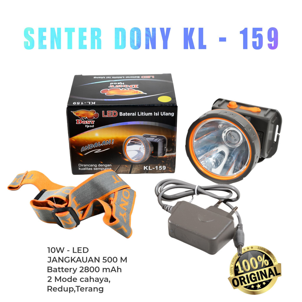 SENTER KEPALA DONY KL-159 10 Watt TERBARU
