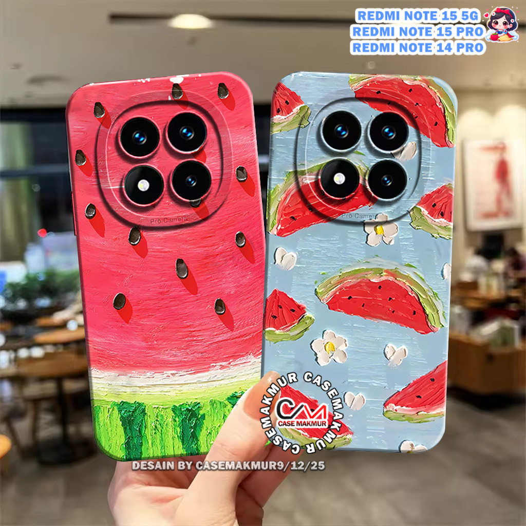 Case Redmi Note 15 5g / Note 15 Pro / Note 14 Pro - Softcase Lentur - Anti Slip