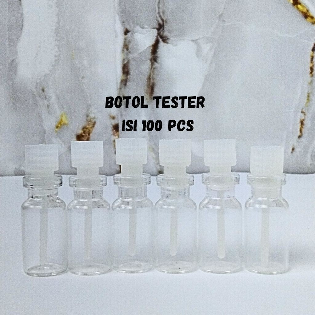 ReadyBOTOL TESTER KACA  3 ML BOTOL TESTER SAMPLE  BOTOL OLES  BOTOL PARFUM TESTER  100 PCS
