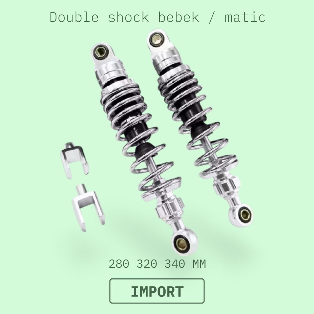 NEW DOUBLE SHOCK ~ SHOCKBREAKER CBH.RACING MODEL KTC RAZOR PRO DOUBLE NON-TABUNG UK 280MM -305MM -32