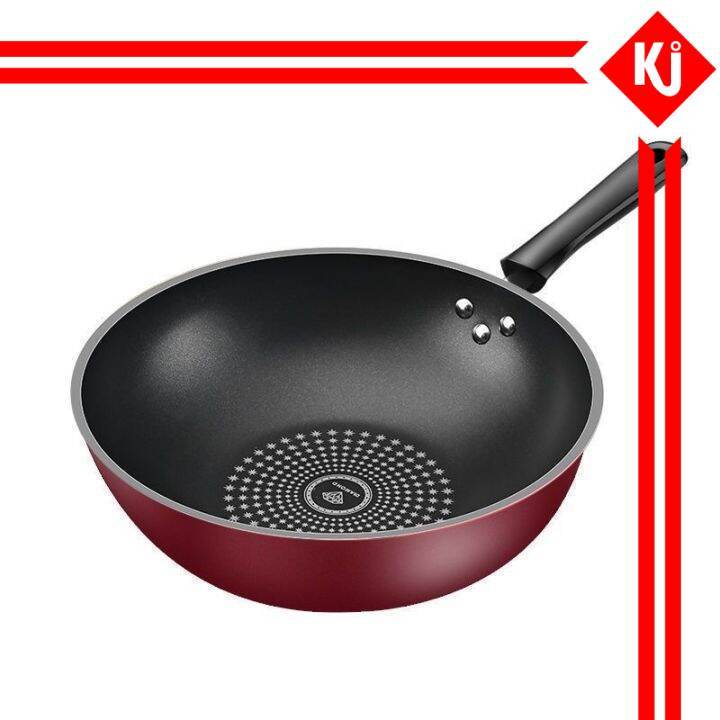 Wajan Miyoshi Diamond 32cm Anti Lengket - Kuali Masak Lapisan Granit