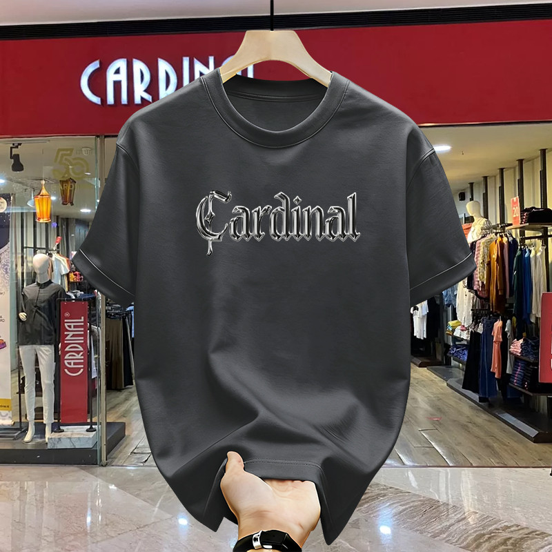 COD | READY STOCK Cardinal T-Shirt Pria Dewasa Logo Simple Katun Premium Casual Nyaman #CardinalKaos