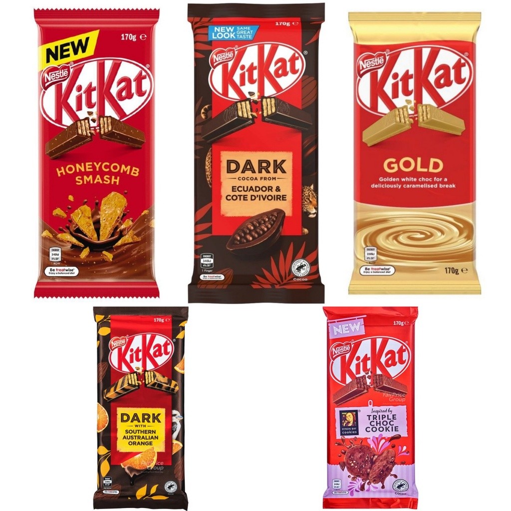 Coklat KITKAT Chocolate Block Bar Import 160gram asal Australia