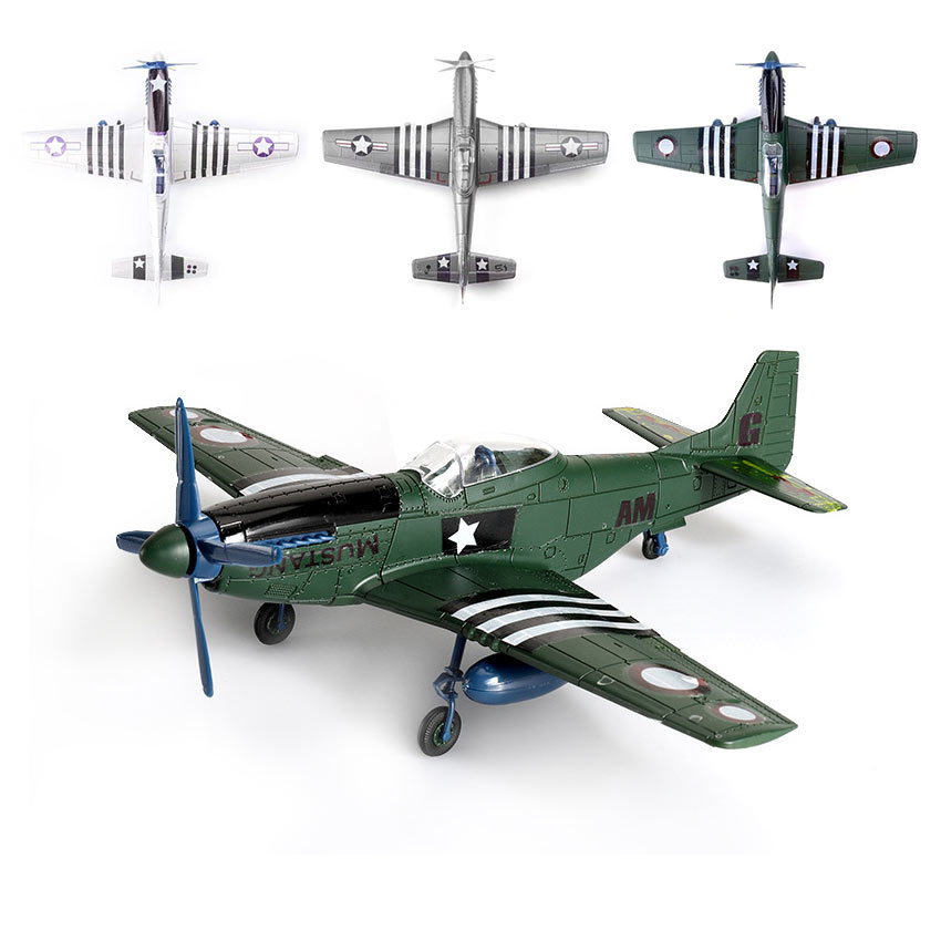 P-51 Model Kit American Mustang Skala 1:48 / Mainan Pesawat Tempur / Mustang Fighter Aircraft Model 