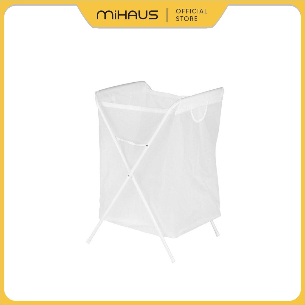 MIHAUS JALL Laundry Bag tempat cucian baju kotor volume 50L, putih IKEA JA1572