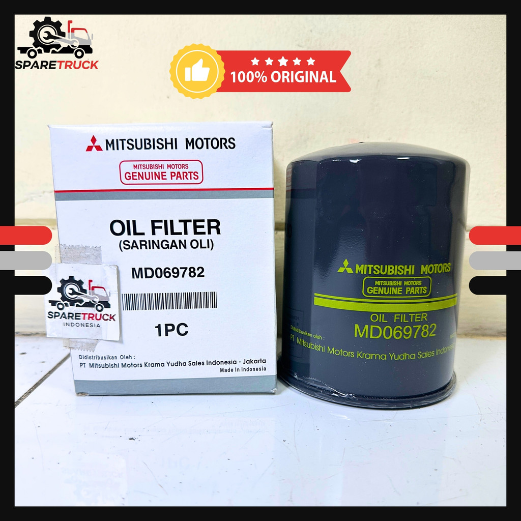 SpareTruck Filter Oli Mitsubishi MD069782 Mitsubishi L300 Diesel, Mitsubishi Kuda Diesel, Pajero Spo