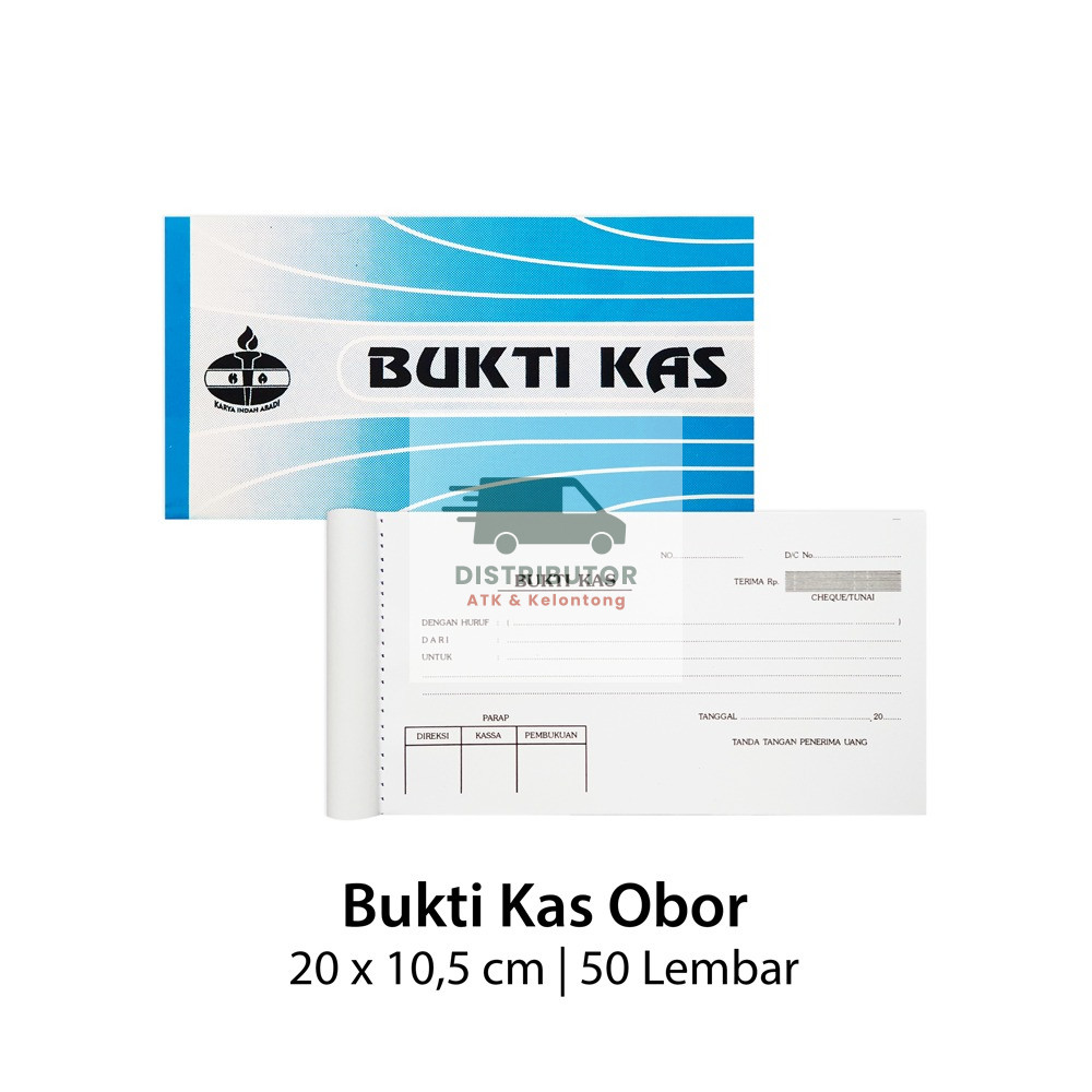 [Eceran] BUKTI KAS OBOR 50 Lembar Buku Bon Keuangan