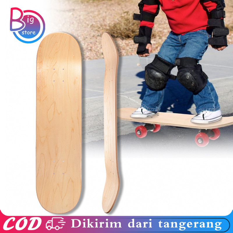 Papan Skateboard Blank Skateboarding Profesional Papan Skate Maple Dewasa Dan Anak