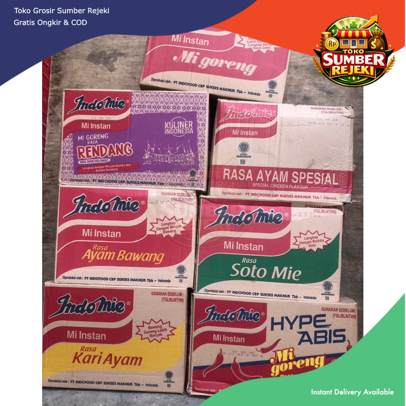 Indomie 1 Dus Isi 40 – Semua Varian Lengkap Harga Grosir Rp127rb–Rp135rb
