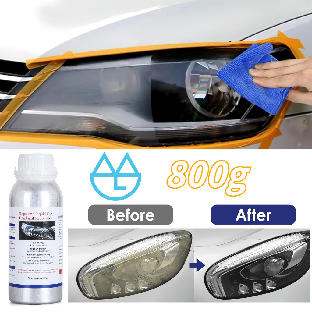 Nano Burn Coating Lampu Mobil 800g Nano Burn Coating Headlamp Cairan Lampu Mobil Liquid Nano Burn Co
