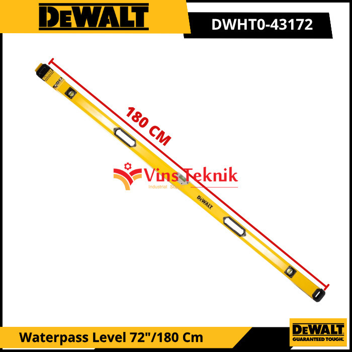 Dewalt DWHT0-43172 Spirit Level 72\"|180cm